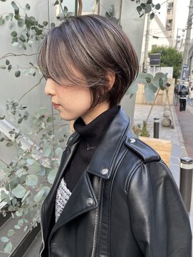 ヌード(NUDE) NUDE前髪なしショート10代20代30代40代うる艶髪大人ショートボブ