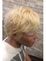 アース 菊名店(HAIR&MAKE EARTH) メンズブリーチミルクティーカラー