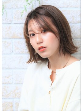 ソア 武蔵小杉(SOAR) 小顔黒髪大人ガーリーチョコレートカラーのモードプリカール