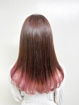 パレット 本厚木店(Palette)&nbsp;裾カラー＊ホワイトピンク