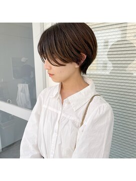 ミント(mint) ハンサムショート/ショート/メンズライク/グレージュ