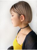ミニボブxクリームベージュ【池袋/20代/30代/40代】