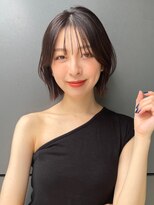 トルネード(TORNADO) 韓国ボブ くびれボブ切りっぱなしボブ 額下ボブ M0805表参道