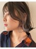 ヘアスタイルにアクセント♪インナーカラー+透明感抜群カラー　￥13000