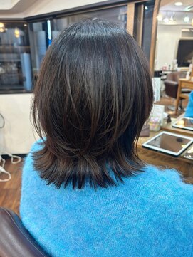 リコバイアフロート(riko by afloat) レイヤーカット/ボブ/髪質改善ストレート[stylist竹田]