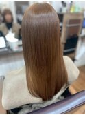 【Resta】くびレイヤーショートミディアム前髪ミルクティーボブ