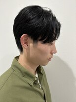 ヒュイル バイ ニアウ(Hwyl by Niau) メンズマッシュセンターパートスパイラルパーマニュアンスパーマ