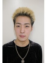 ルックグッドストア(LOOK GOOD STORE)&nbsp;メンズカットアップバングハイトーンスパイキーショート