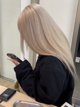 リアン(LIAN) ハイライトカラーミルクティーベージュケアブリーチダブルカラー