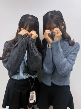 アールエーサロンモノクロ 秋葉原(RA SALON モノクロ) 編み上げハーフツイン