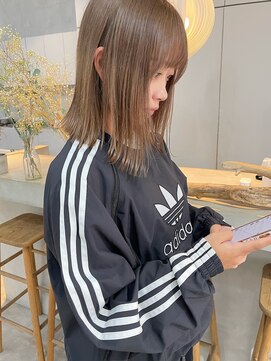 ミント(mint) 抜け感ボブ×ヘーゼルベージュ!