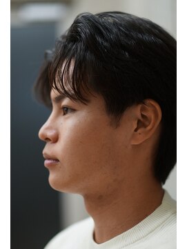 にもう ニュアンスセンターパートツーブロック