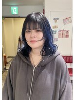 ノル 栄矢場町(nol) ブリーチお休み中のおすすめデザイン ブルーカラー