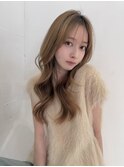 ナチュラルベージュ_ヨシンモリ_顔周りレイヤー_レイヤーカット