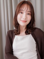 カバーヘア ブリス 志木南口駅前店(COVER HAIR bliss)&nbsp;モカブラウンくびれミディアム韓国風ヨシンモリY大宮30代40代