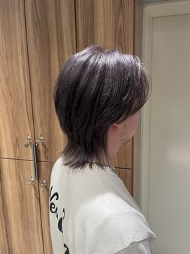 ガリカ 博多(Gallica) <ゲスト>メンズケアブリーチ、ラベンダーアッシュ x ウルフ