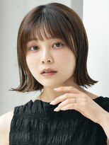 ソワネ 表参道(soigne)&nbsp;表参道白髪ぼかしウルフショートボブベージュアッシュグレージュ