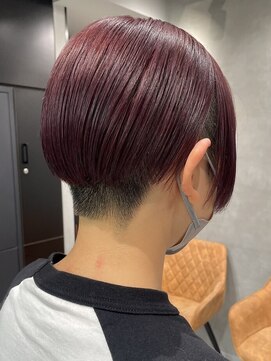 シャルムバイケンジ(Charm.by KENJE) 銀座髪質改善ミルクティーブロンドダークブルーワンホンレイヤー