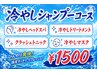 【季節限定】夏限定メニュー!冷やしシャンプーコース