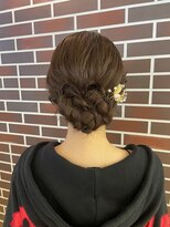 トキオガーデン(TOKIO garden) 編み込みシニヨン ヘアセット