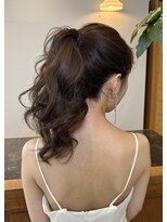 ファシー(faccie) ポニーテール アップスタイル