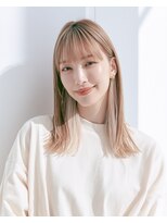 トワ 仙台店(toi)&nbsp;ミディアムレイヤー・ミルクティーベージュ・グレージュ