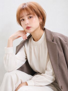 ソレア(SOLEA) 20代30代40代50代髪質改善ミルクブラウンナチュラルショート