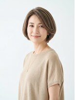 ティータ(teeta)&nbsp;【脱白髪染め】上品ナチュラルショート×白髪ぼかしハイライト