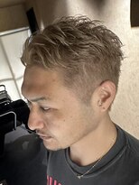 ウォルト(walt) 栄 メンズ 外国人風カラー アップバングショート