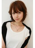 バング＆顔周りで魅せるナチュラル可愛いボブ♪