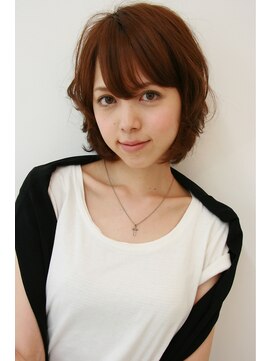 ヘア サルーン マイア 町田駅店(hair saloon maia) バング＆顔周りで魅せるナチュラル可愛いボブ♪