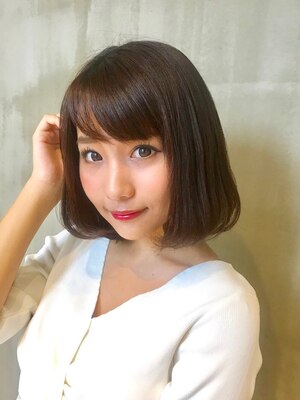 【栄◆徒歩1分】大人女性の髪のダメージを最小限に透明感・艶も出る上品な仕上がりへ。明るい白髪染めも◎