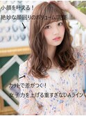 大人かわいいウェーブパーマ斜めバング浦和10代20代30代40代!