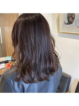 アルマヘアー(Alma hair by murasaki) ナチュラルブラウンカラーで艶重視ヘア