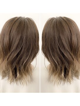 チョビー 銀座(chobii) [桜井]イルミナカラーハイライトグラデーショングレージュ