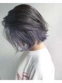 sungoose tokyoネオウルフウェーブパーマフォギーベージュ耳掛け