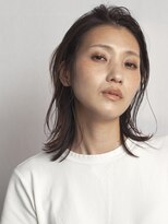 スギヘアデザイン(SUGI HAIR DESIGN)&nbsp;セミロング×前髪なし