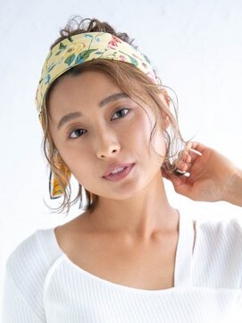 アース 東神奈川店(HAIR & MAKE EARTH) 大人可愛いバンダナアレンジ