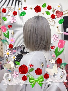 エデン ビークス チルドレン(EDeN Beeks children) #ケアブリーチ#ダブルカラー#スモーキーホワイトグレイ#新山口