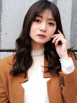 セシルへアー 福岡天神店(Cecil hair)&nbsp;シースルーバング×ダークブラウン