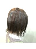 20代30代40代大人かわいいハイライト☆外ハネボブ