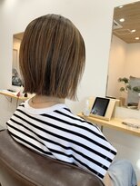 バウム(baum)&nbsp;大人カジュアル　ラフな外ハネボブスタイル