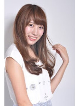 アディクト 東陽町西口(addict) 愛され艶髪ストレート＿ロング＿アッシュグレージュ［東陽町]