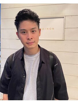 アミュレ(Amule) アップバングショート刈り上げスキンフェード30代梅ヶ丘美容室