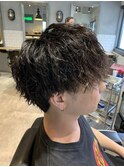 ショートウルフ＋ツイストスパイラルパーマ