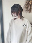 ウルフカット女子