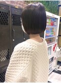 ミニボブ/ショコラアッシュ/髪質改善