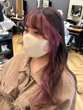 アルター(aL ter) ピンクラベンダー×イヤリングカラー