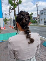 ロッキンヘアー(Rockin' hair) ヘアセット　編みおろし　編み込み　アレンジ