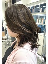 ステアケース 武蔵小杉店(stair:case) 大人ミディアムレイヤー/デジタルパーマ/脱白髪染め30代40代50代